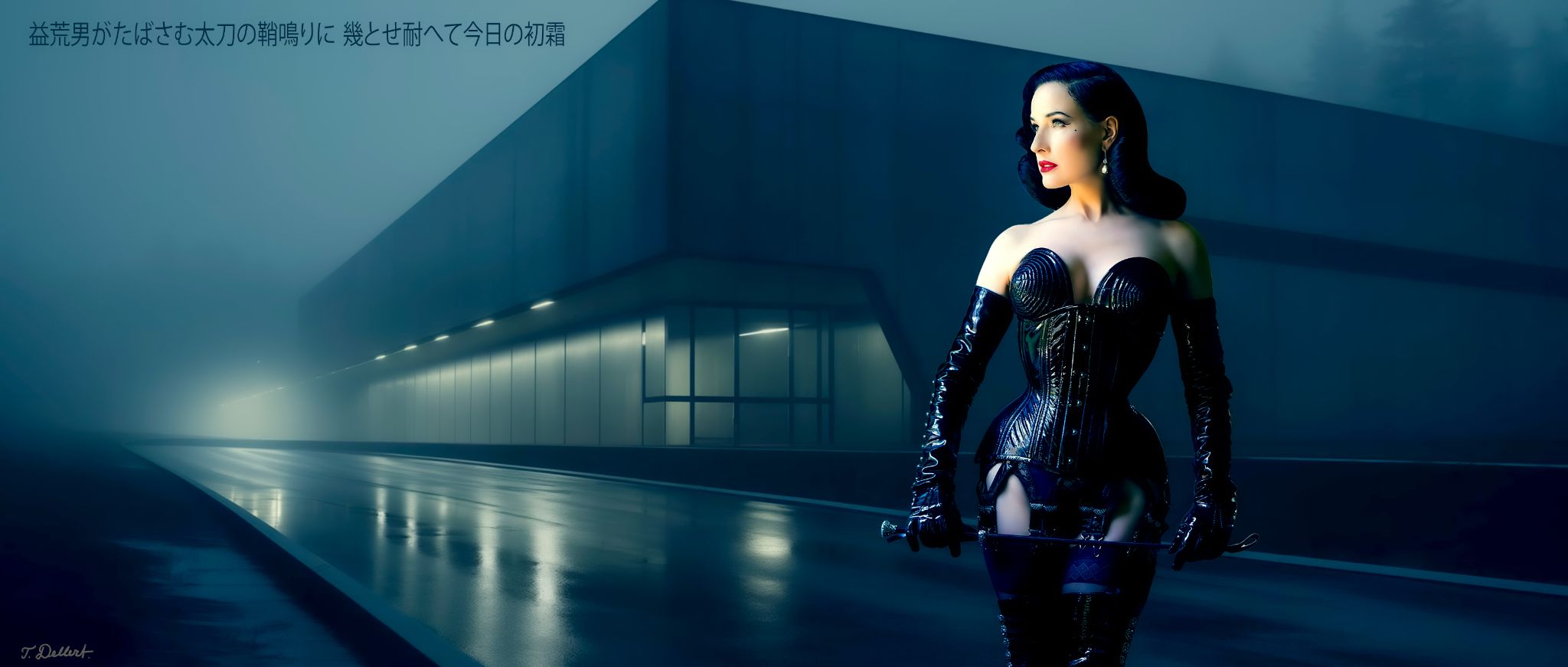 Dita at the Japanese Mourning Hall copy